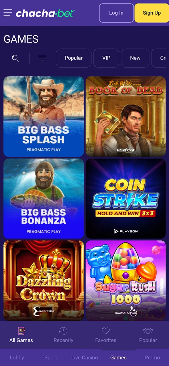 Speel de leukste spellen in het ChachaBet App casino voor een geweldige ervaring.