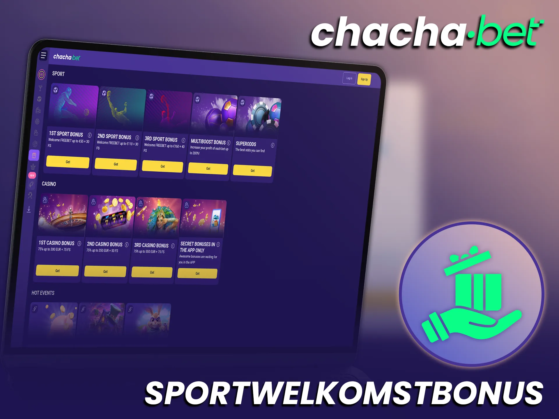 Begin je avontuur met een vliegende start via de ChachaBet sportwelkomstbonus.