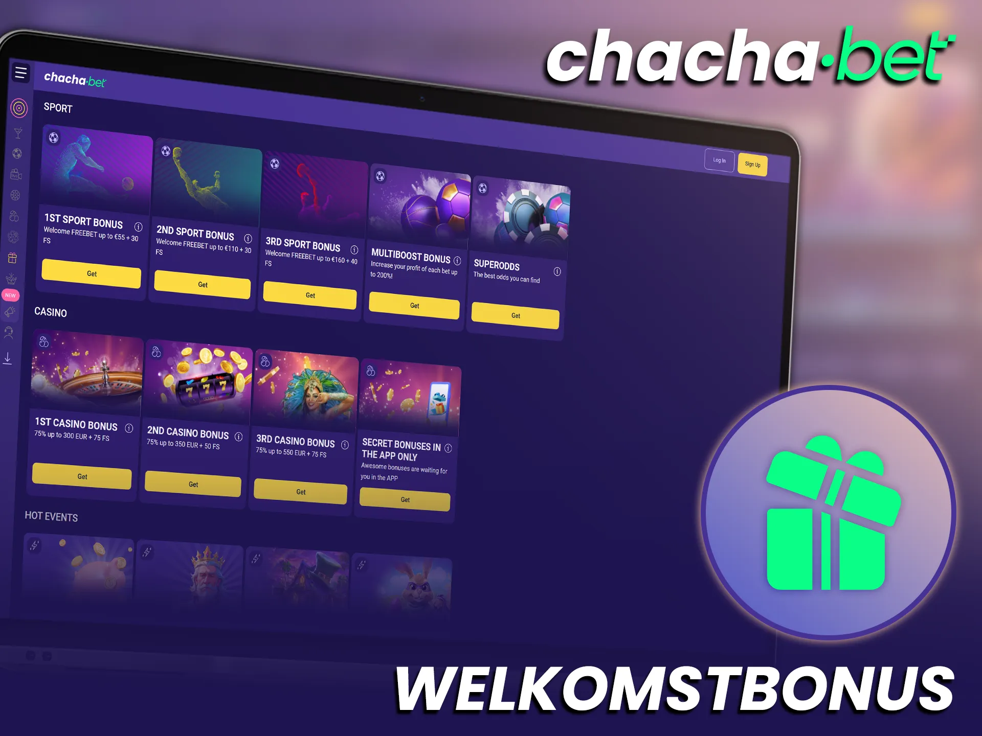 Claim een aantrekkelijke bonus bij ChachaBet om in te zetten op Formule 1 races.