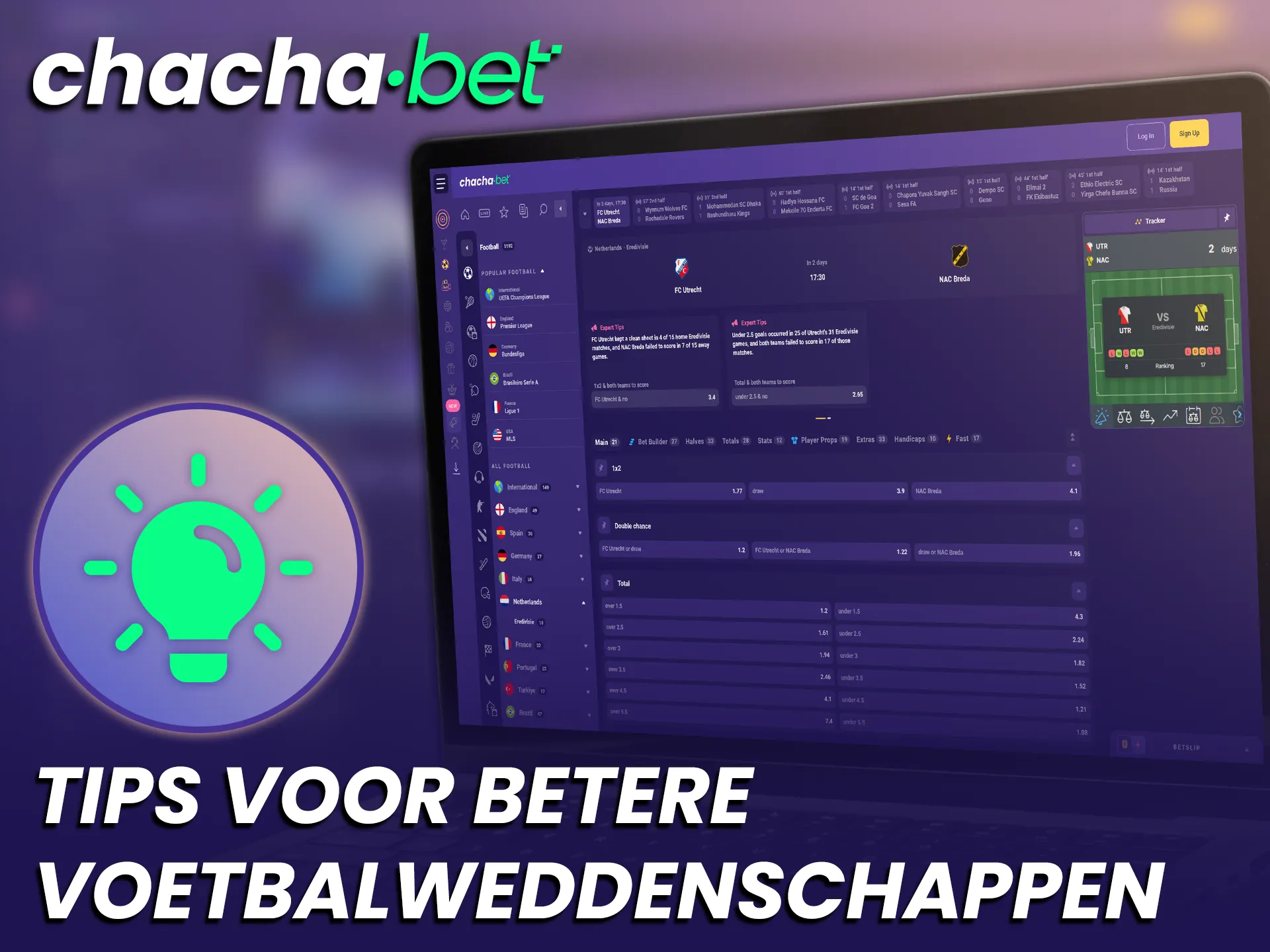 Gebruik slimme adviezen voor voetbal bij ChachaBet om succesvoller te wedden op sporten.