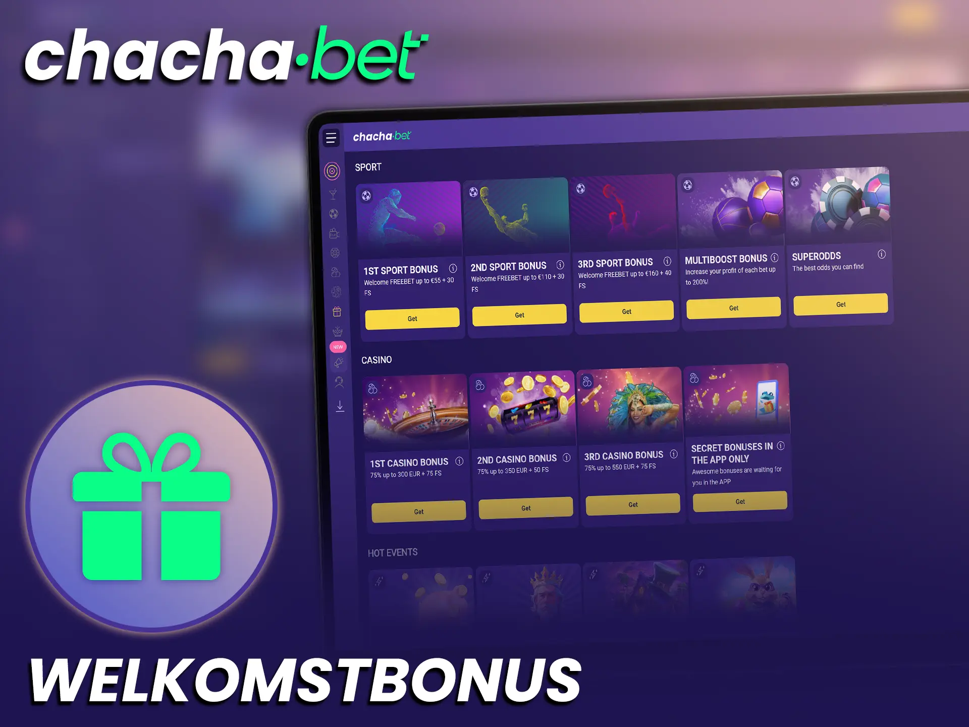 Claim een gulle ChachaBet welkomstbonus om je budget voor Aviator te verhogen.