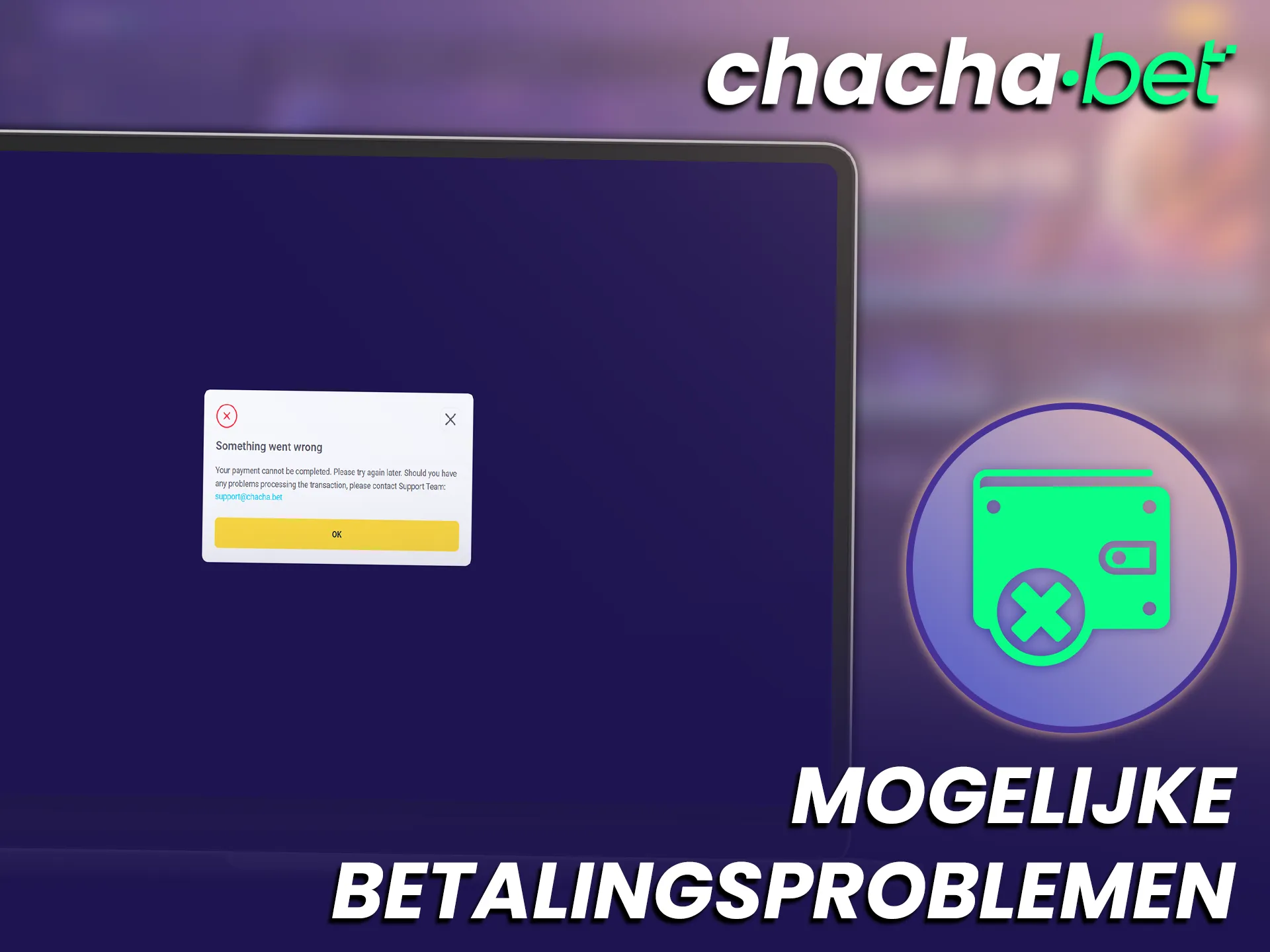 Vind snelle oplossingen voor mogelijke betalingsproblemen bij het platform van ChachaBet.