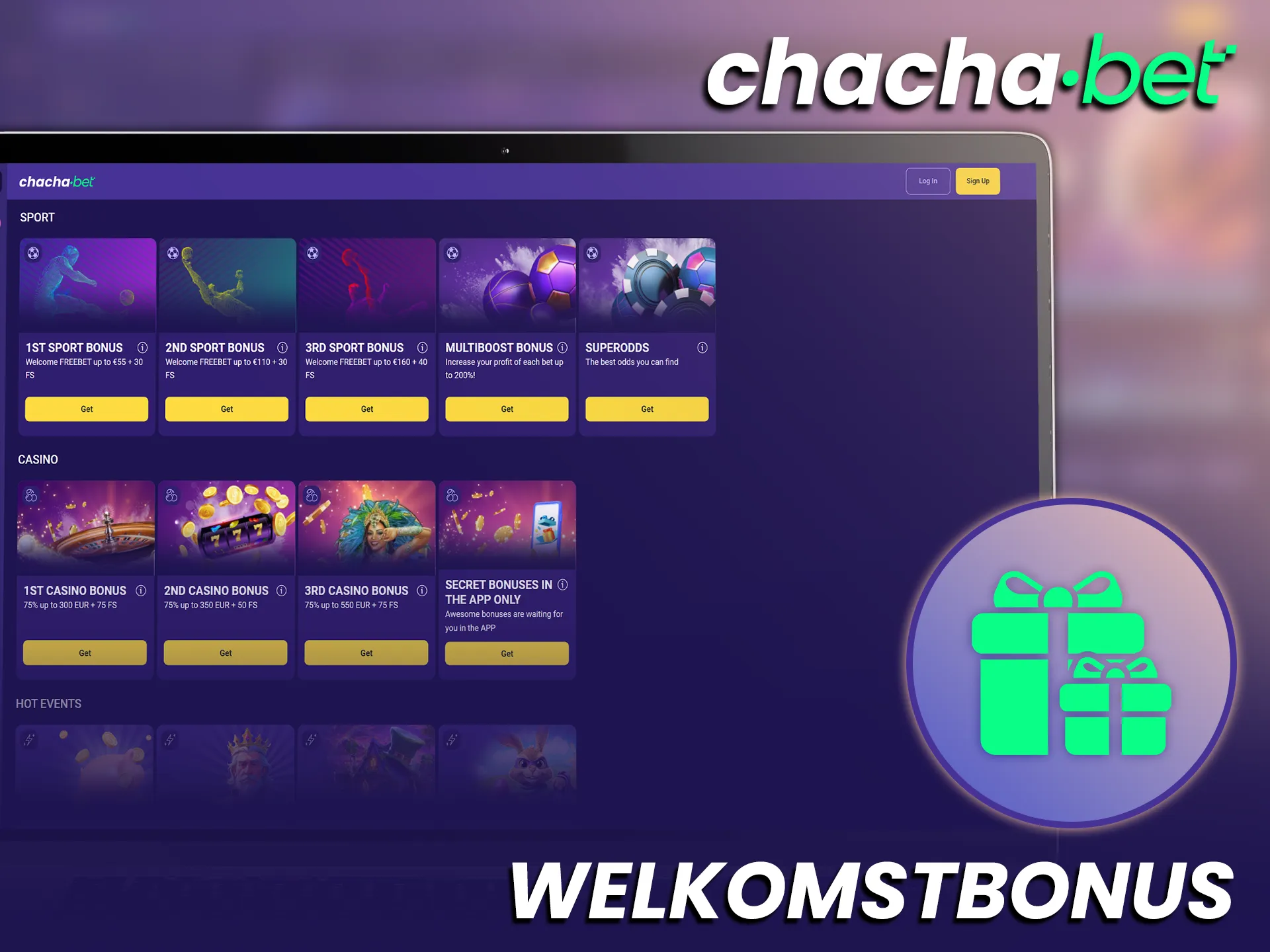 Claim een royale welkomstbonus bij Chachabet voor al je Cricket weddenschappen.