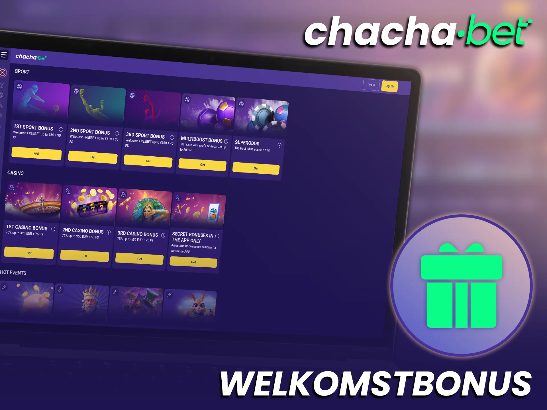 Claim een gulle welkomstbonus bij Chachabet voor al je MMA weddenschappen.