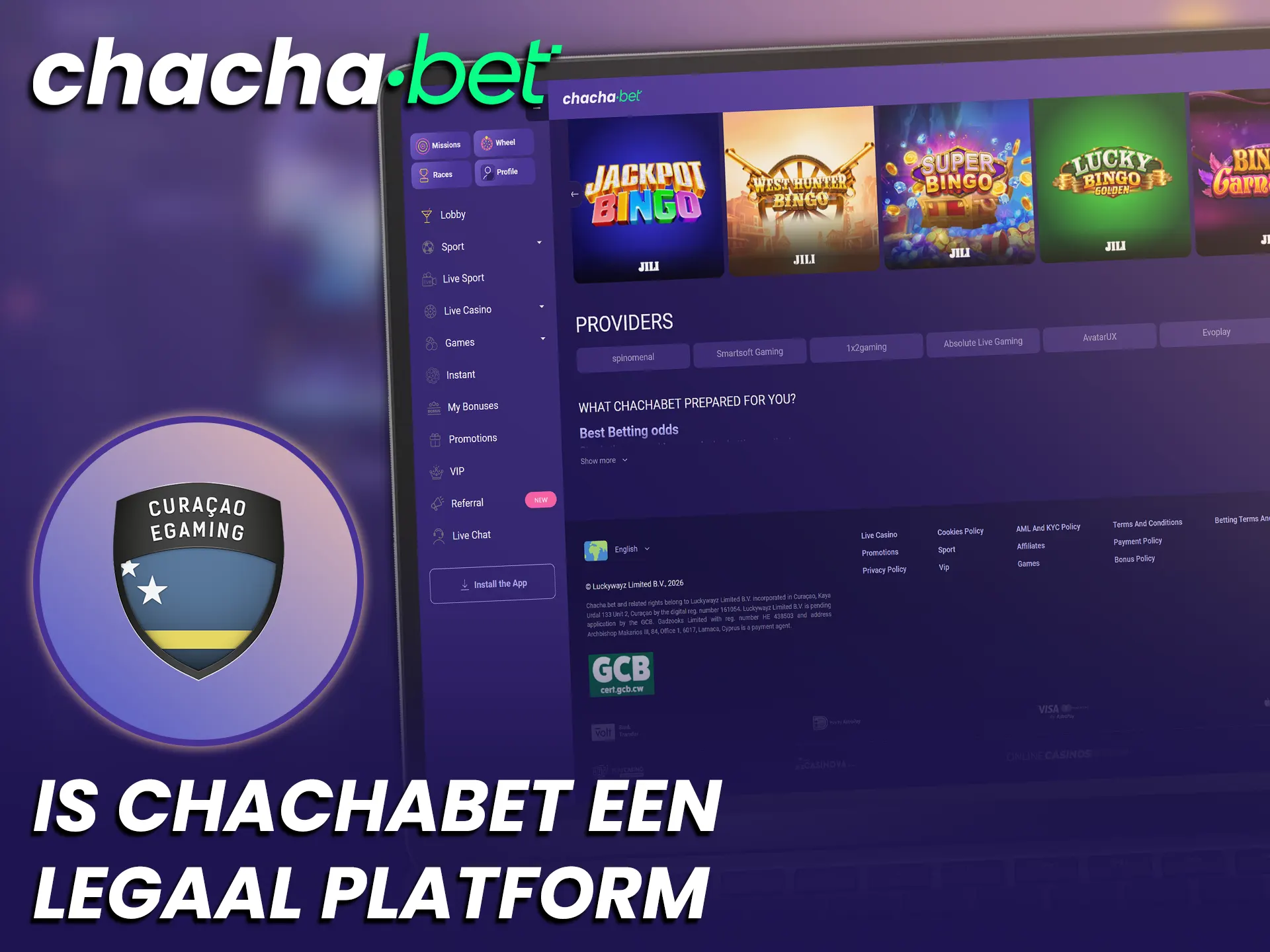 Ontdek of ChachaBet een legaal platform is voor veilig gokken binnen de Nederlandse Over Ons markt.